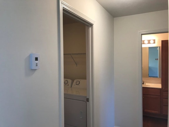 Bathroom With Storage Area at Shaker Square, Lebanon, Indiana